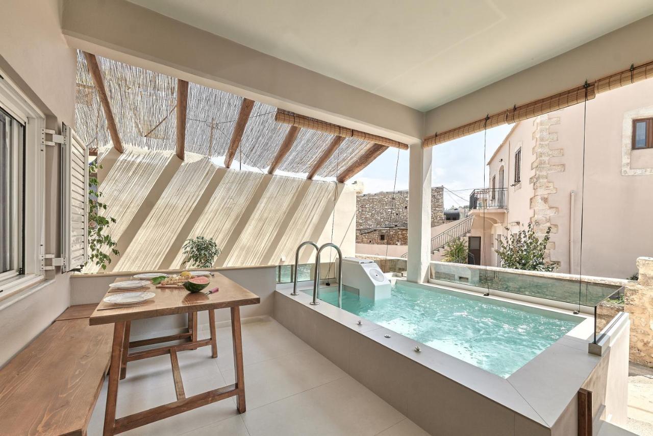 2 Bedroom Villa With Heated Swimming Pool-Spa Whirlpool-Bbq! Melidhónion المظهر الخارجي الصورة