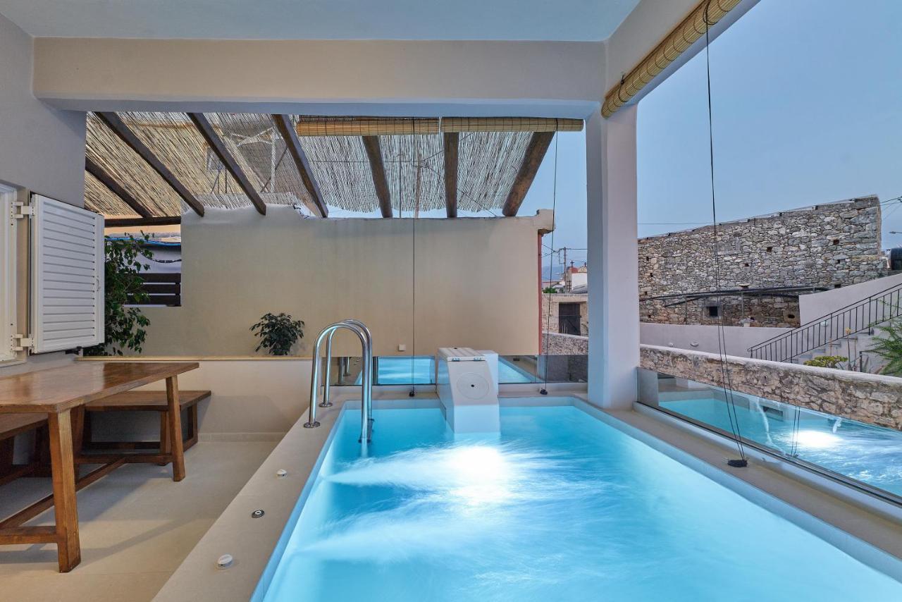 2 Bedroom Villa With Heated Swimming Pool-Spa Whirlpool-Bbq! Melidhónion المظهر الخارجي الصورة